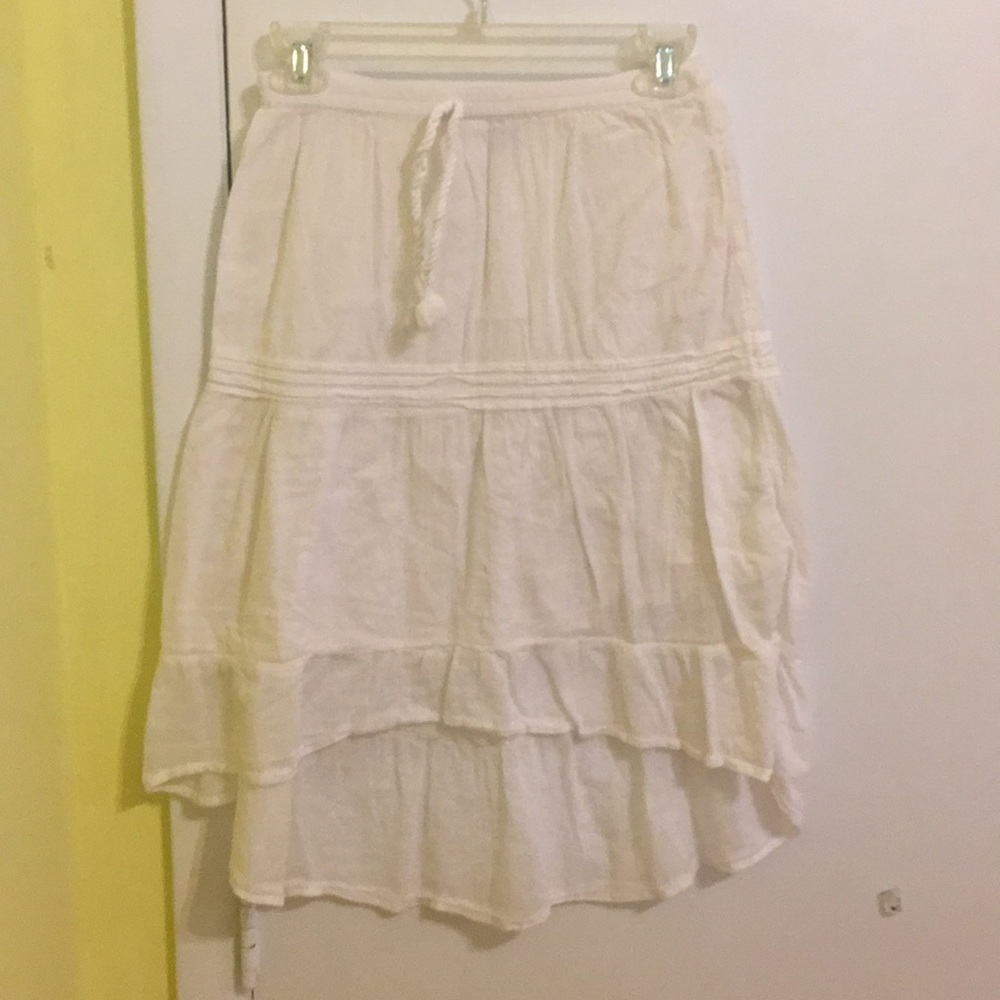 White skirt